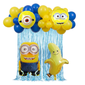 minion Set Globos Minions Para Decoración De Cumpleaños