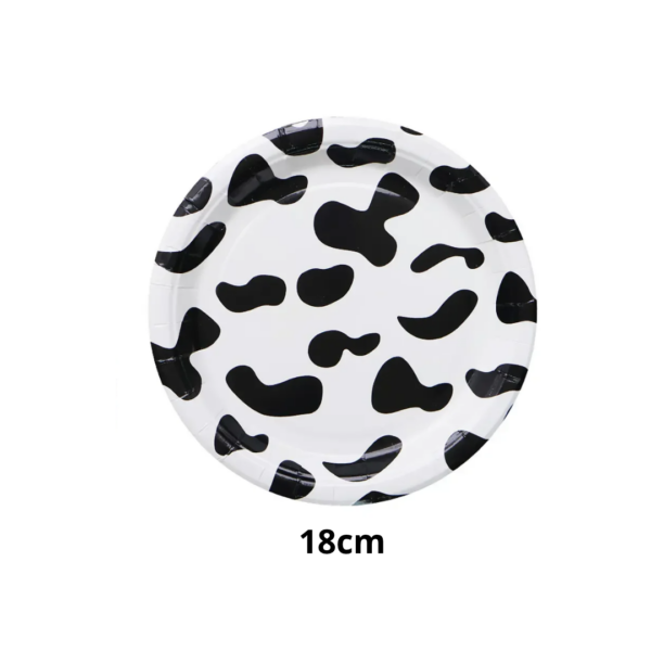 Pack De Cotillón Con Estampado De Vaca Para 10 Niños