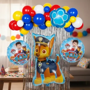 Set De Globos Decorativos Paw Patrol Para Cumpleaños