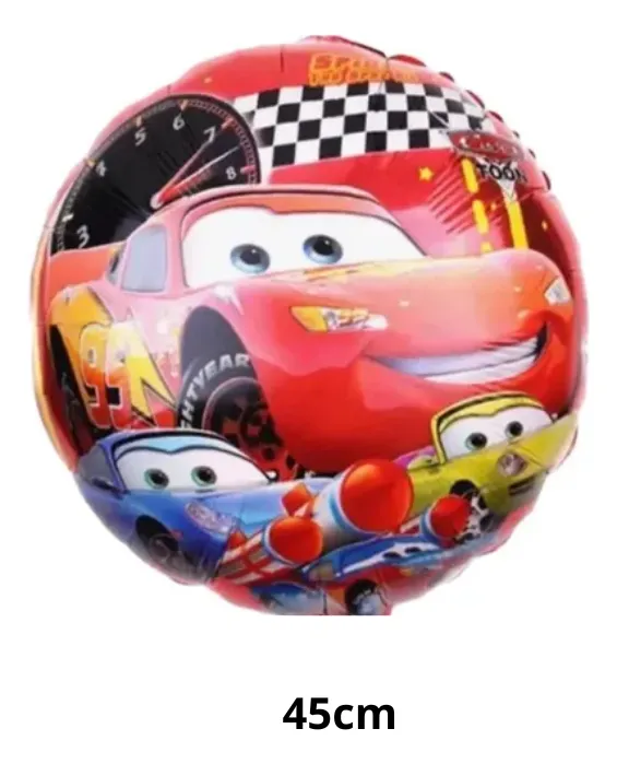 Pack Globos Decorativo Cars Bolsitas Dulcera Cumpleaños