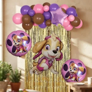 D_NQ_NP_2X_911147-MLA118989856579_102026-F-set-globos-decorativo-perrita-skay-cumpleanos Set Globos Decorativo Perrita Skay Cumpleaños